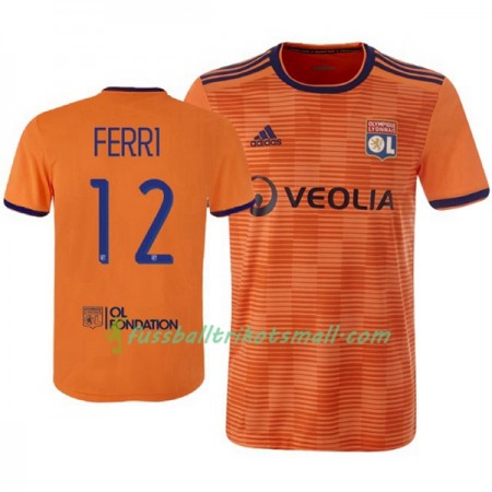Fußballtrikots Olympique Lyon Jordan Ferri 12 2018-2019 Kurzarm Ausweichtrikot kaufen